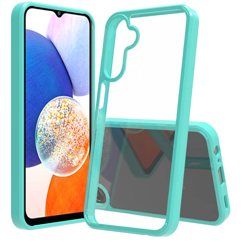 2 In 1 Tpu Pc Phone Case For Samsung Galaxy A15 Cases Luxury Design Anti Scratch Transparent Drop Proof Clear details