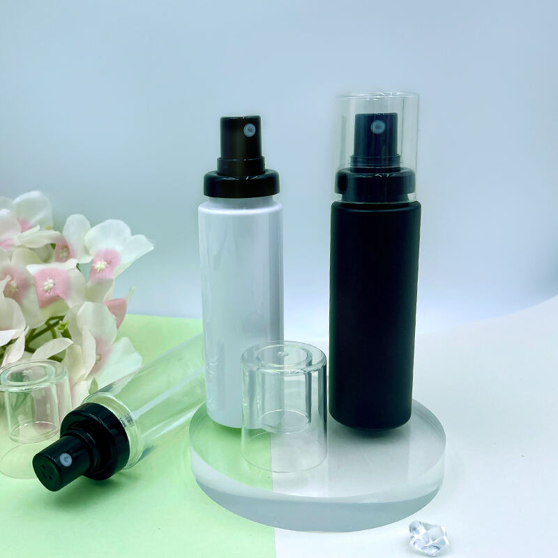 New Design  Spray Bottle Clear Empty  Fine Mist Mini Dispenser Spray Bottle Refillable  Makeup For Sunscreen cream