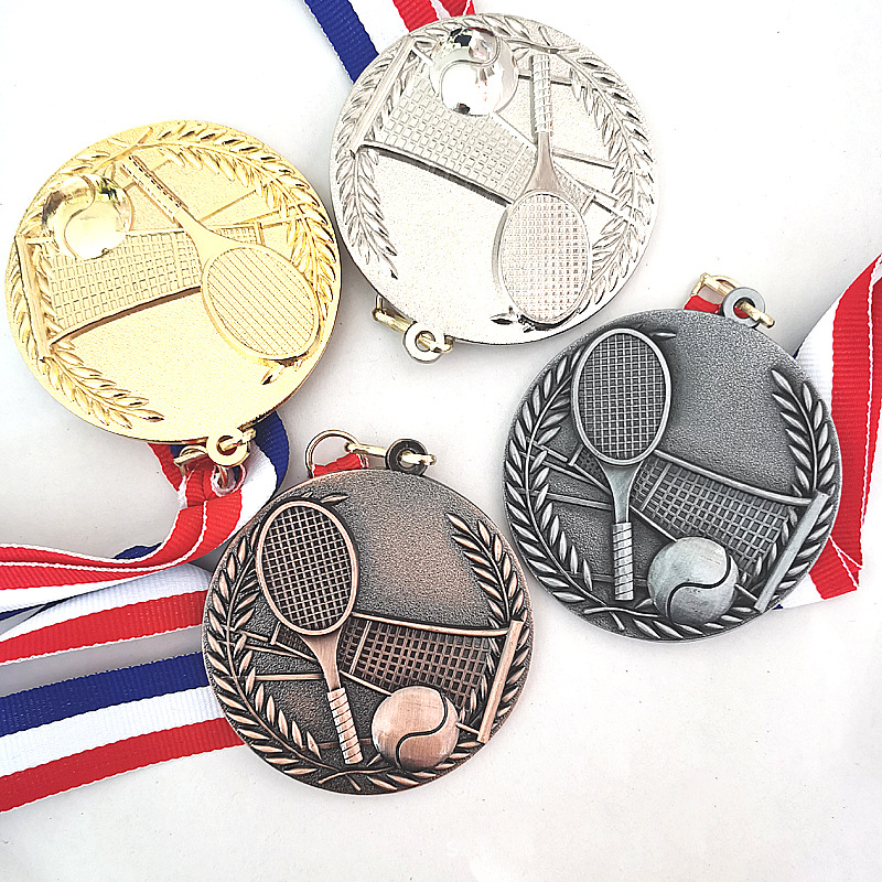 Custom Zinc Alloy Antique Plating Metal Sport Ocean Medals Running Finisher Medal with Ribbon factory