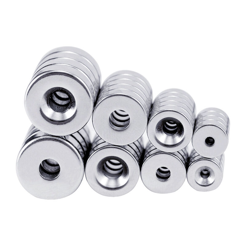 N35 Round Countersunk Neodymium Magnet with Screw manufacture