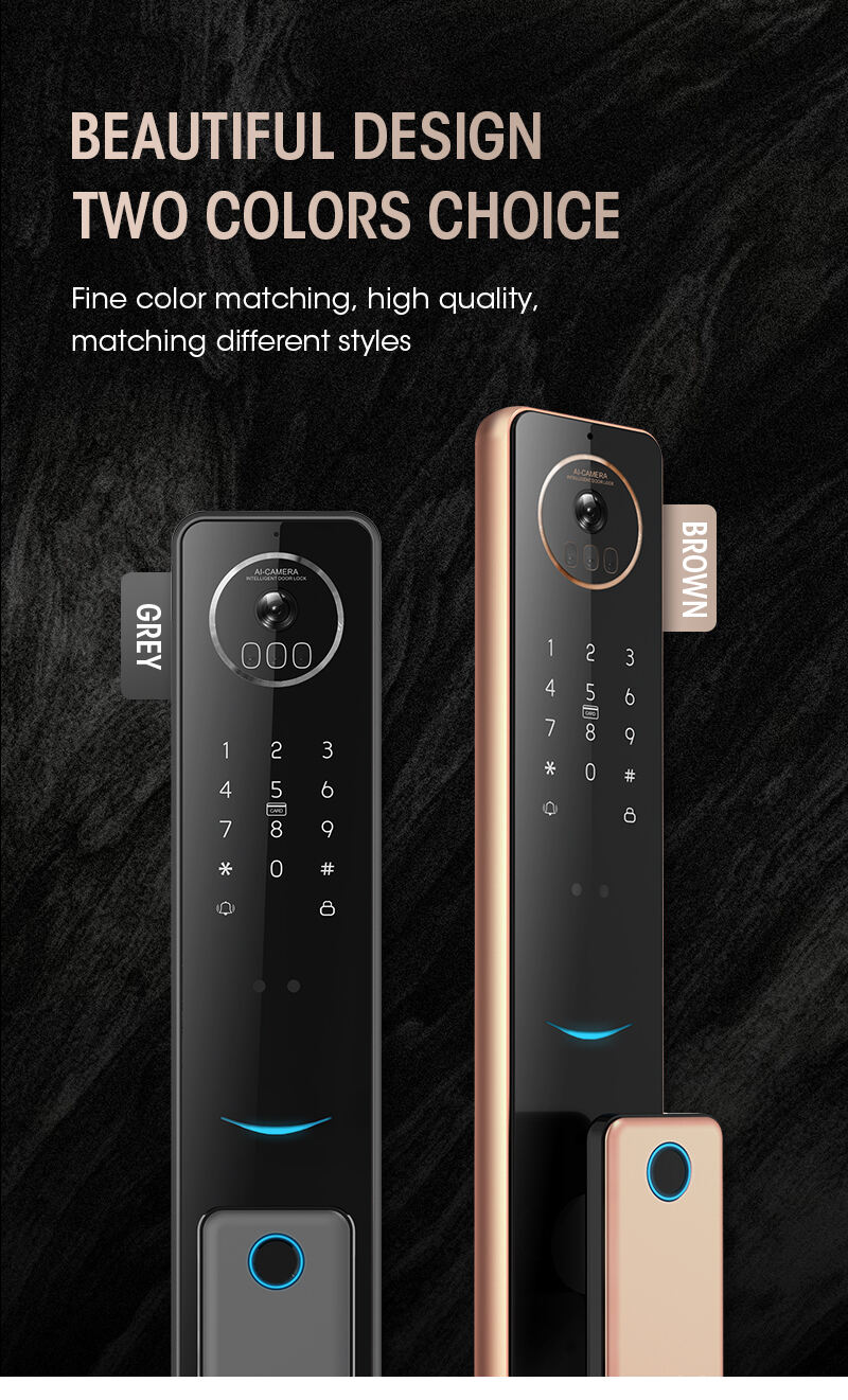 Factory Face Recognition Matter Standard Device Front Door Keyless Entry Smart Lock supplier