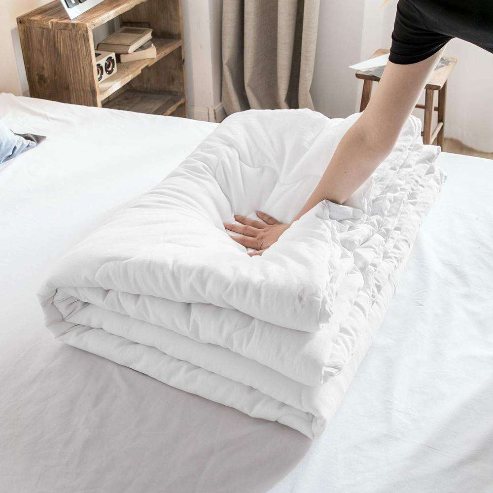 100% cotton down alternative comforter duvet insert for all season supplier