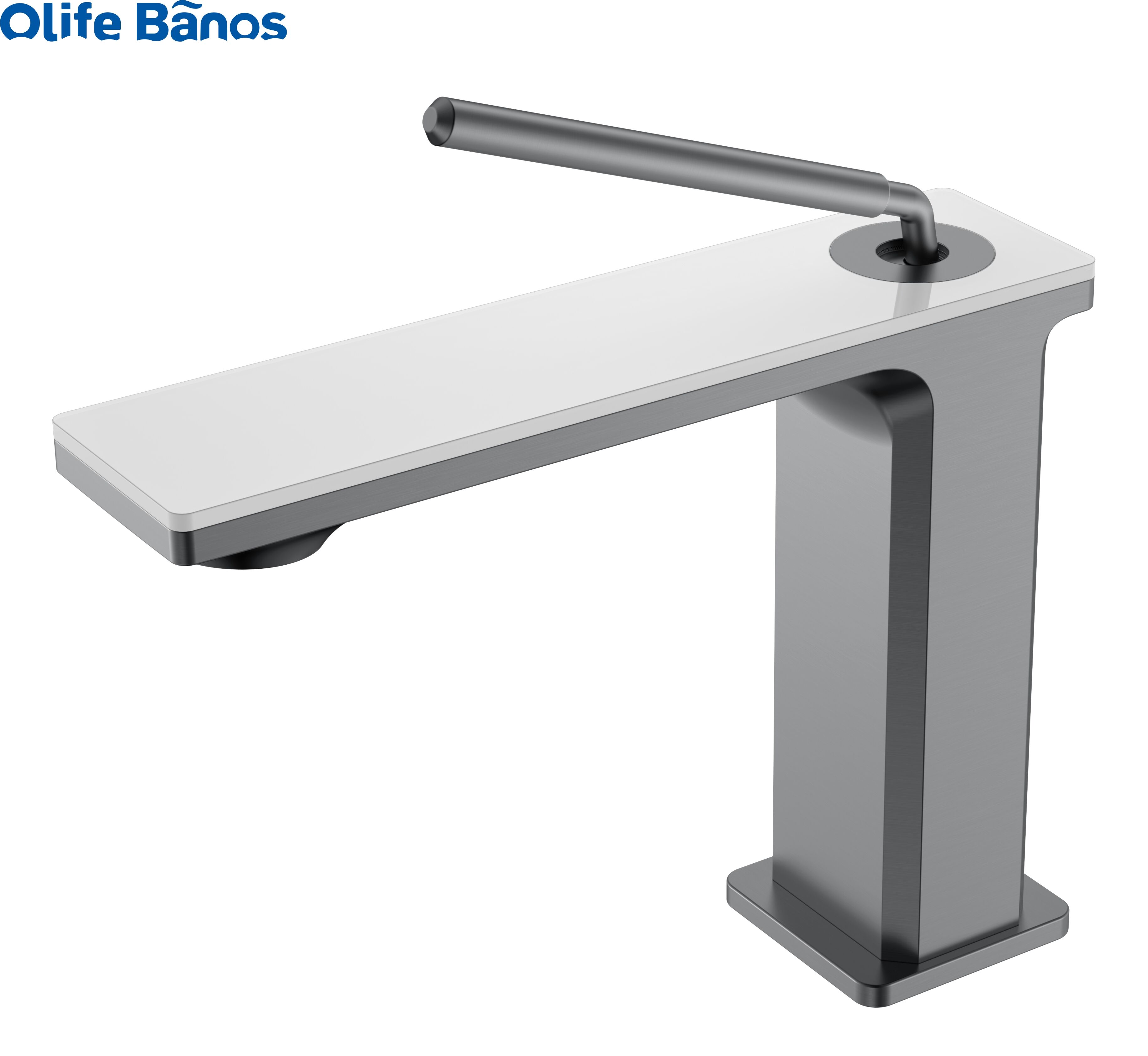 SUS304 Stainless Steel Washbasin Above Counter Basin Faucet Handle Single Hot And Cold Water Basin Faucet supplier