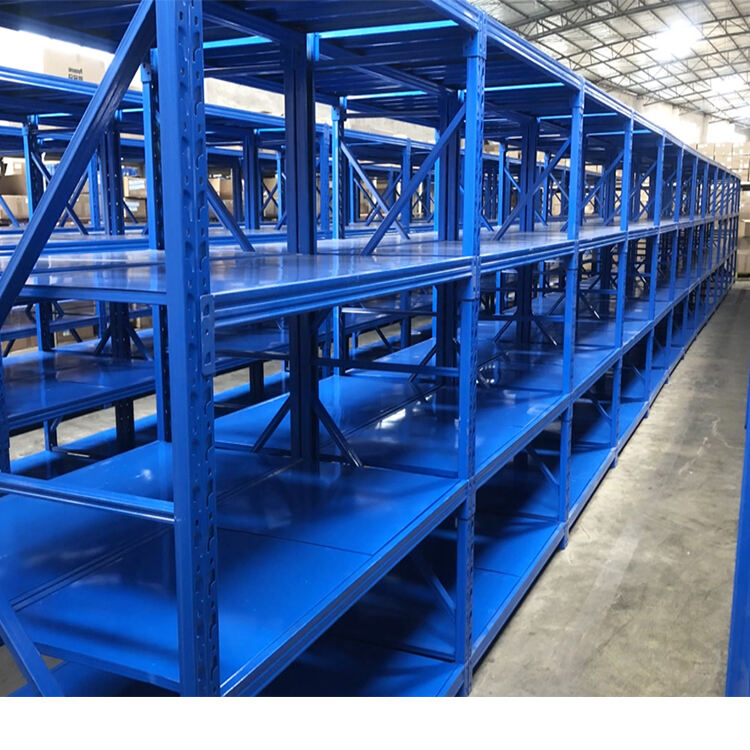 Estanterías para estantes, sistema de estanterías de largo alcance, sistema de almacenamiento en rack, estantes industriales, almacenamiento, estante para almacén, fábrica de estantes de servicio medio