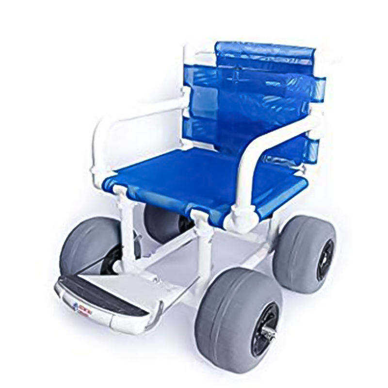 Easily disassemble Manual Beach wheelchair Bathroom Chair Outdoor Toilet Seat for disabled drive on the beach - BZ-beach-01 factory