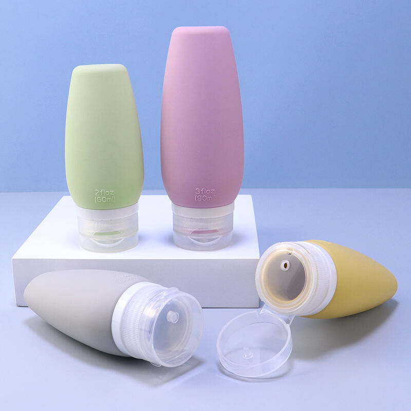 Easy To Carry Reusable Squeeze Silicone Travel Size Toiletries Bottle supplier