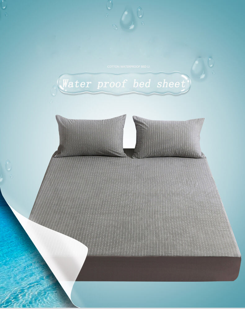 Soft Breathable waterproof fabric elastic baby bed cover pillow cases fitted bed sheet supplier