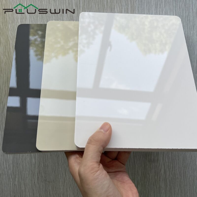 PVC/WPC wall panel super glossy scratch resistance for interior decoration factory