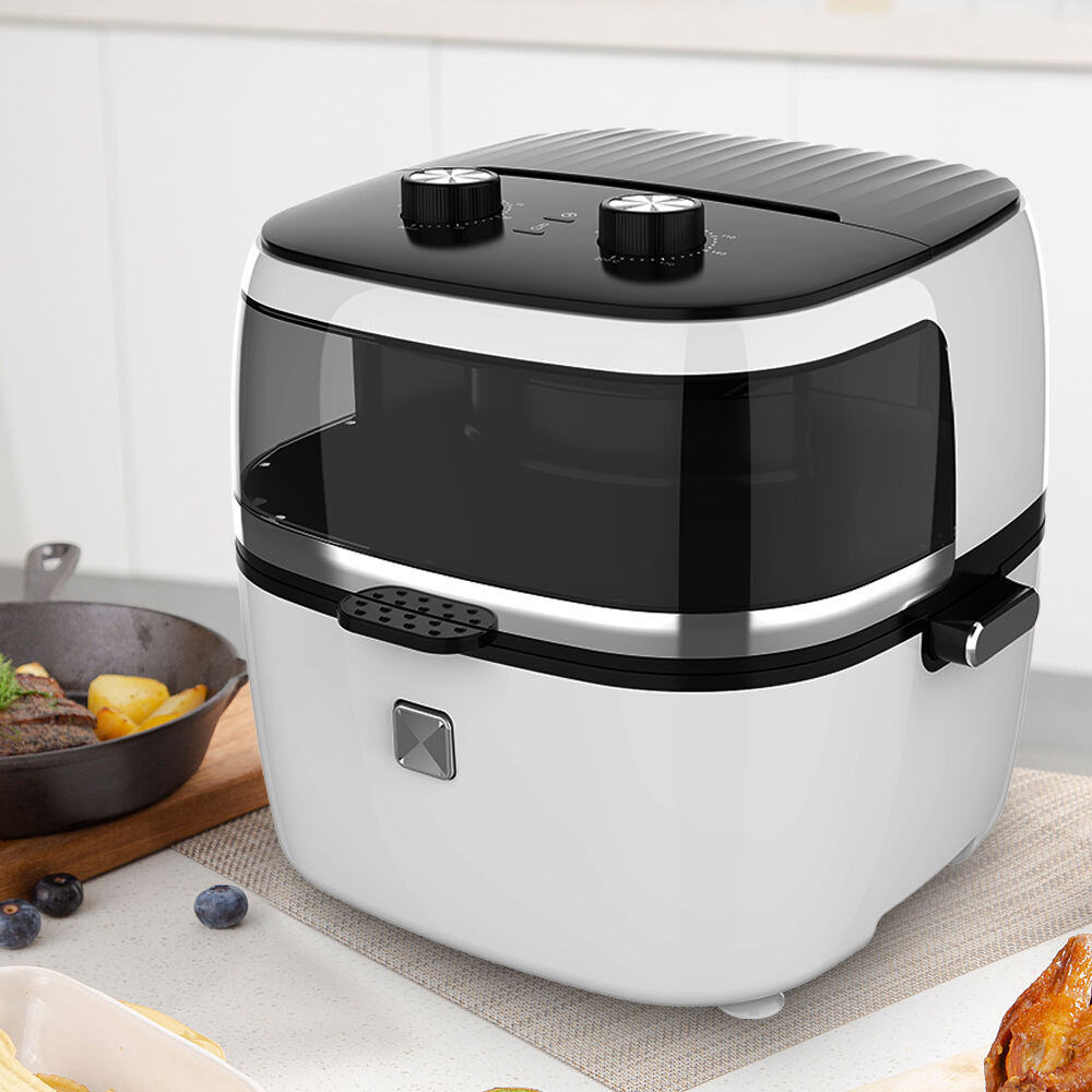 Visual Air Fryer Large Capacity Deep Frying Pan Automatic Stir-fry Chips Machine 6.5L Oven Air Fryer details