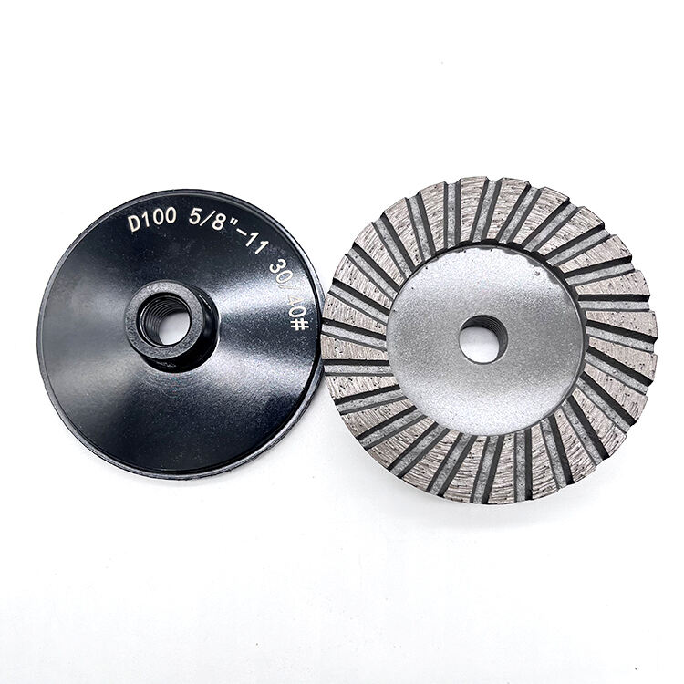 GuHua Diamond Concrete Masonry Cutting Granite Marble Turbo Row Grinding Cup Wheel Disc factory