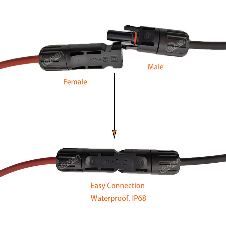 Solar Panel Connector 1000V DC 30A 1 to 2/3/4 Solar Cable Combiner Y Branch Connector PV Solar  Cable Parallel Adaptor factory