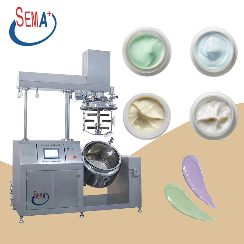 30-50l Small Business Body Lotion Making Machine Cosmetic Mixer Vacuum Homogenizer Emulsifier