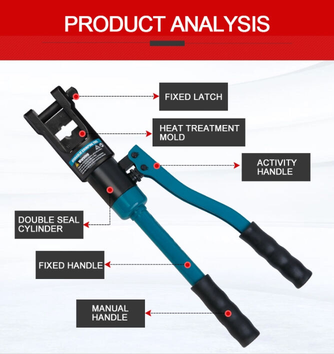 YQK-300 Hand-operated Hydraulic Crimping Tool 13t manufacture