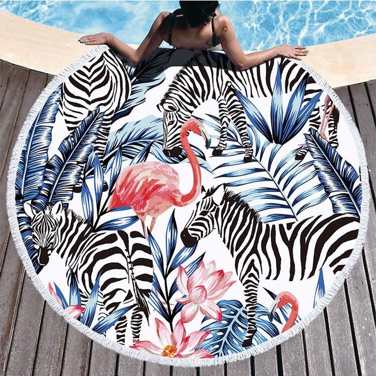 High Quality Printing Absorb water Quick-Dry Microfiber Shower Beach Towel supplier