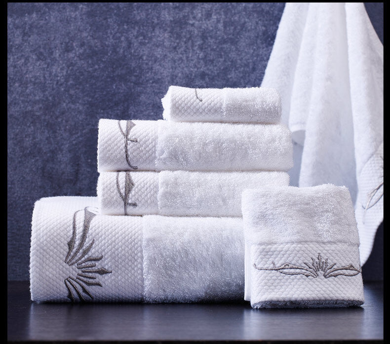 Hot sale products Luxury design bamboo cotton zero twist terry extra large bath towel OEM