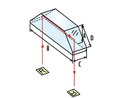 High Transparent Ar Coated Optical Glass Sapphire Fused Silica Trapezoidal Dove Prism details