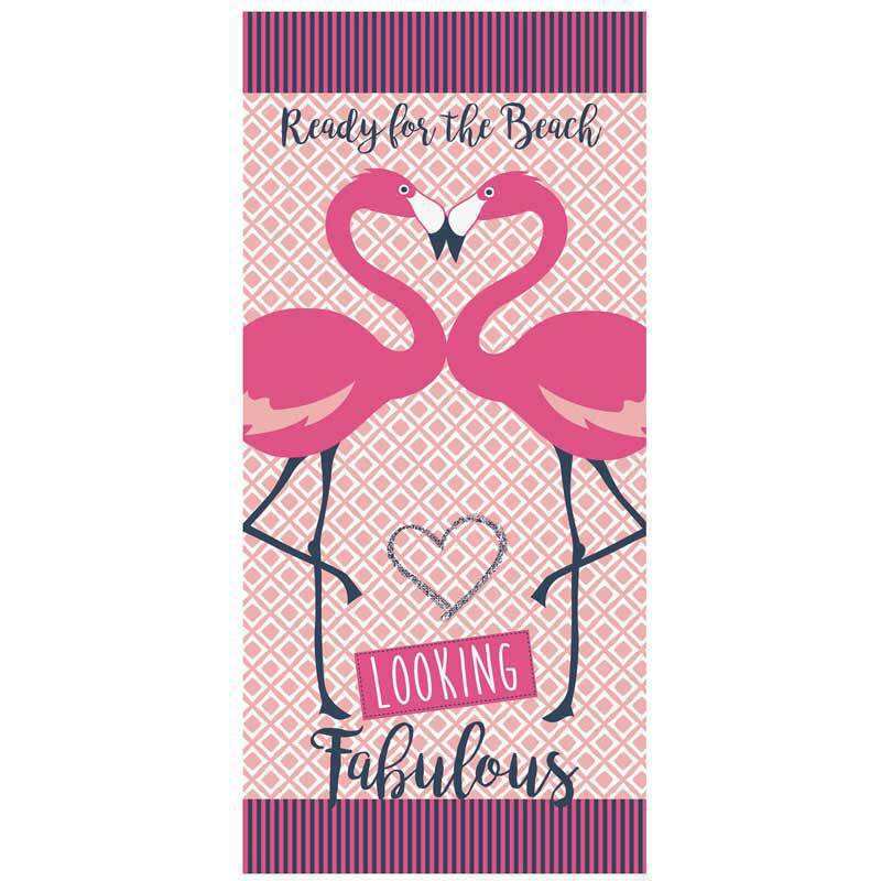 Designer pink double side print promotional business personalised logo beach towel manufacture