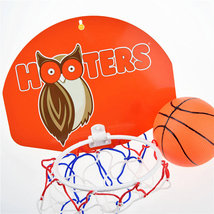 Mini cerceau et ballon de basket-ball en plastique d'intérieur personnalisés pour enfants, avec pompe, détails de la jante de basket-ball DoorH
