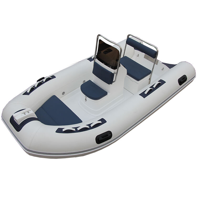 High Performance 11ft Fiberglass Hull 5 Persons pvc Rigid Inflatable Fiberglass Boats For Relax details