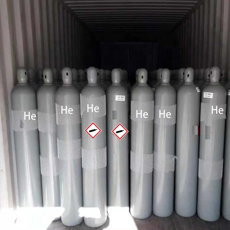 Factory Price High Purity 5N 99.999% 40L 50L Helium Gas He Gas Price factory