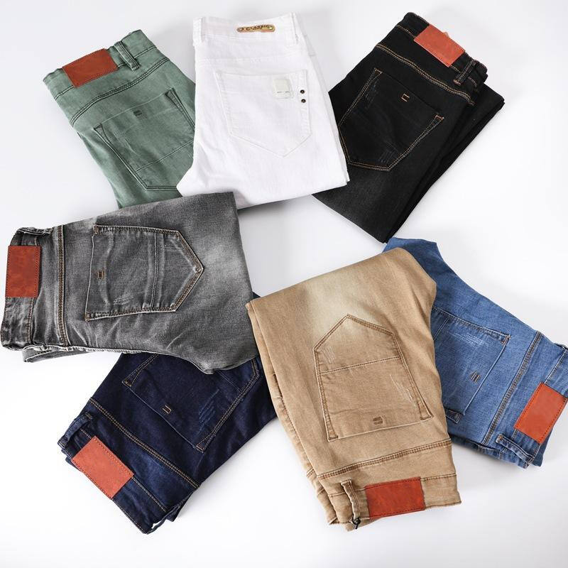 Slim Fit Men's Denim Jeans Multi Colors manufacture