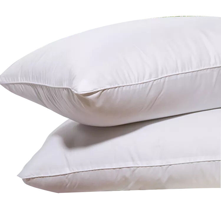 Competitive price 0.9D polyester filled bedding set soft cotton fabric pillow