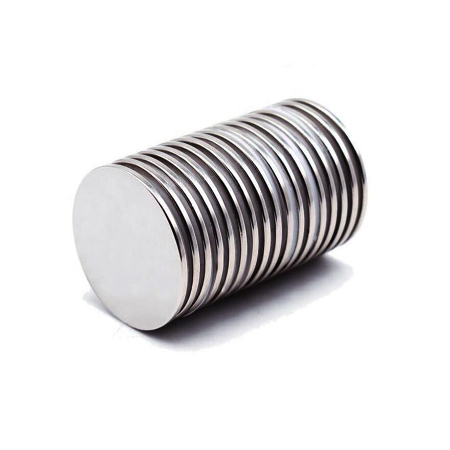 N52H Permanent Neodymium Small Round Disc Magnet manufacture