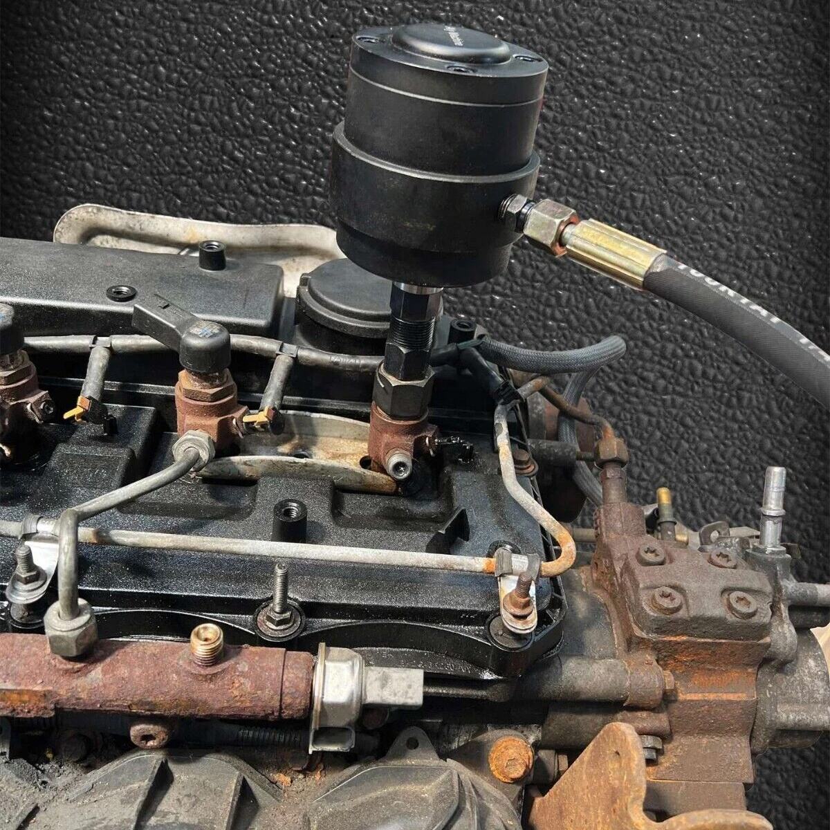 23 Pcs Pneumatic Fuel Injector Puller Removal Tool Diesel Injector Extractor Tool Vehicle Injector Remover Auto Tools Set details