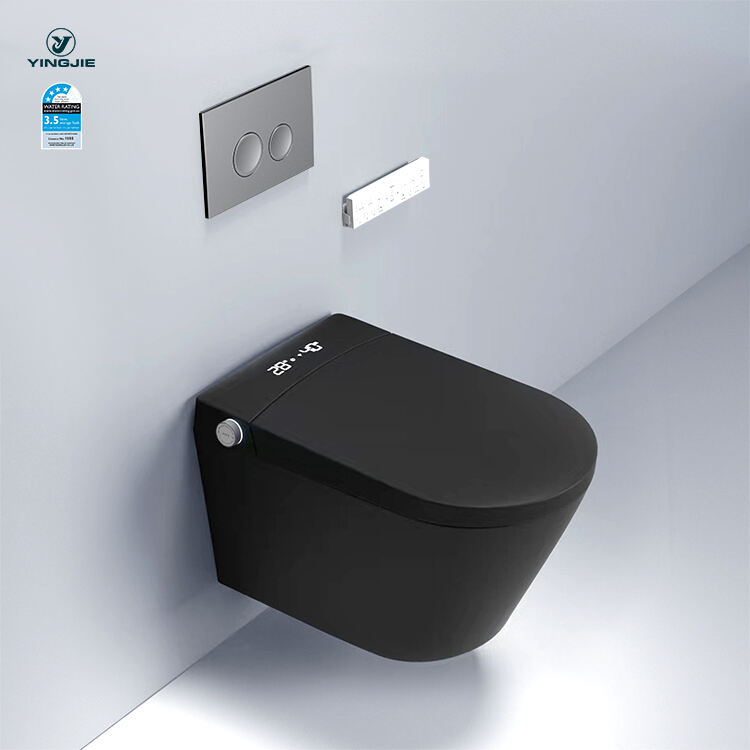 inteligente inodoro WC sanitary ware Fully Electronics High-end Smart Bathroom Ceramic Wall Hung Toilet