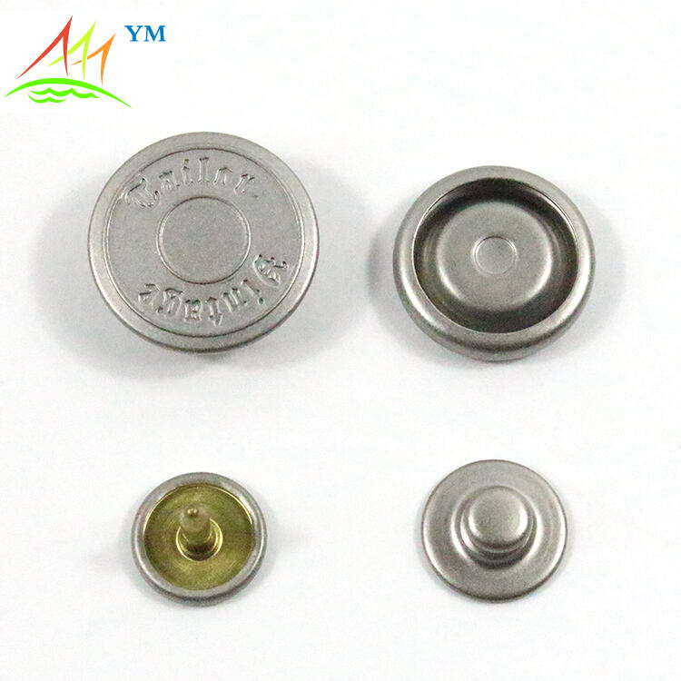 No sew 4 parts 6 claws metal snap fastener button for clothing