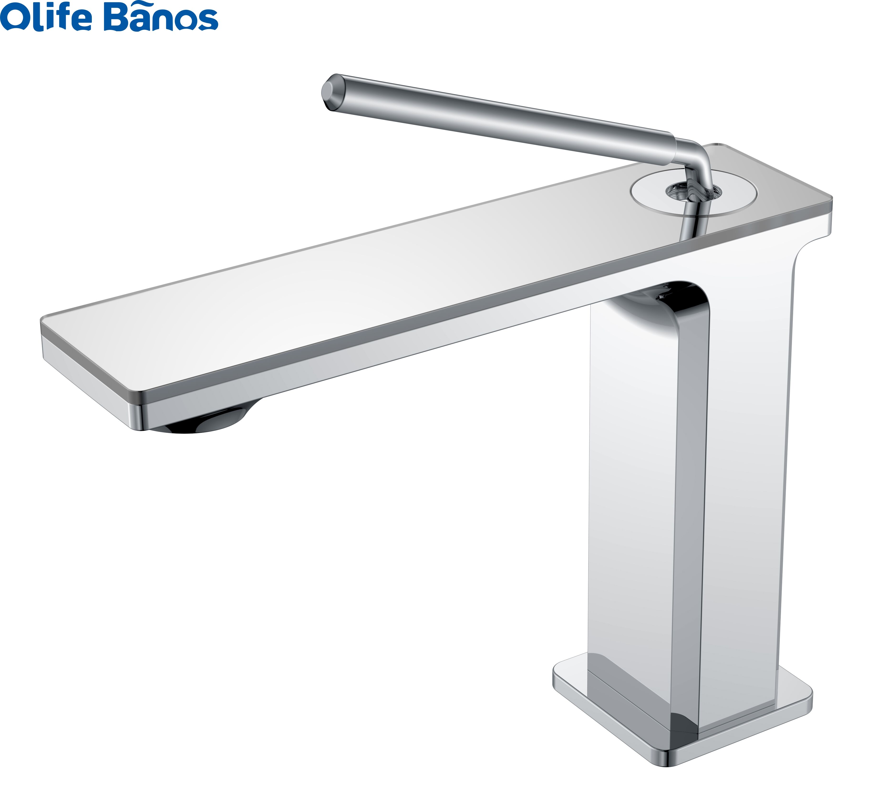 SUS304 Stainless Steel Washbasin Above Counter Basin Faucet Handle Single Hot And Cold Water Basin Faucet details