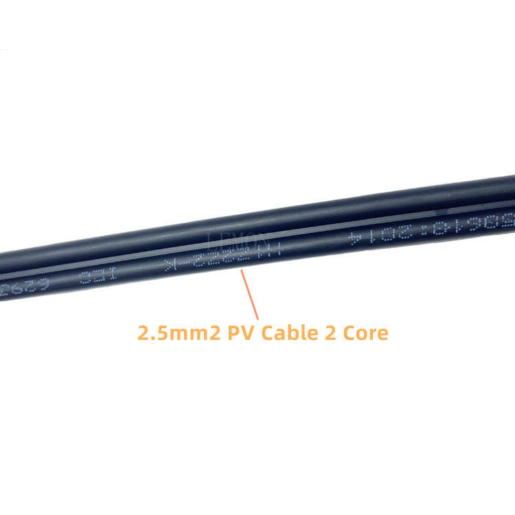 2.5mm2 Electric Vehicle Forklift 50A Battery Connector Solar Panel PV Cable Battery Solar Cable factory