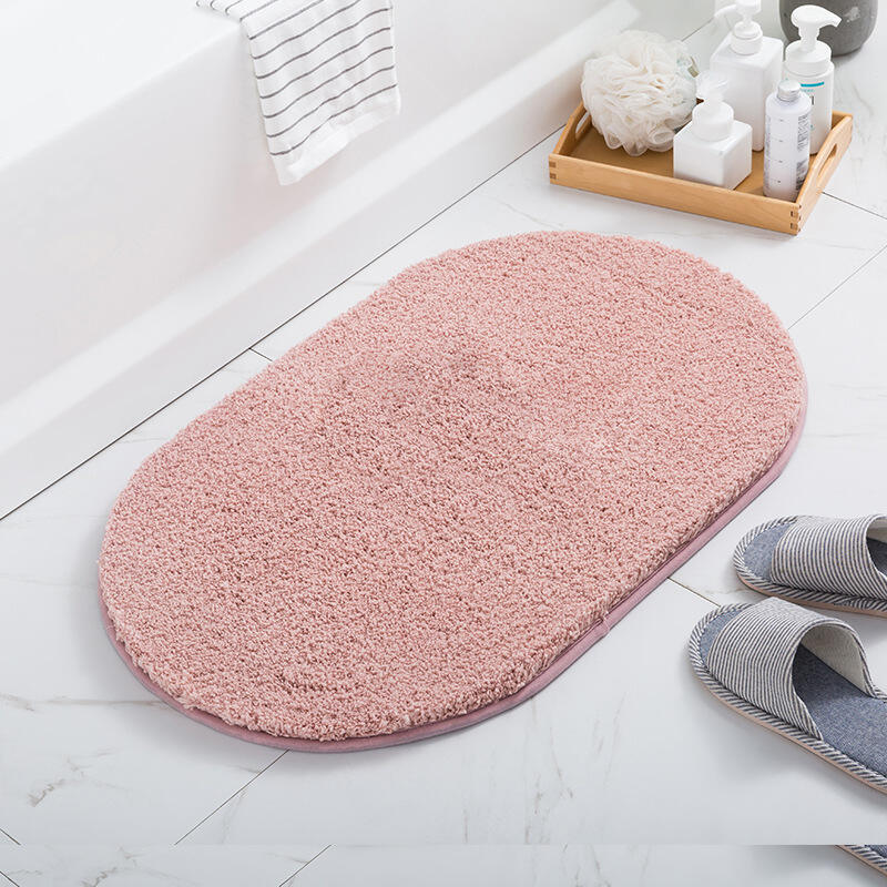 Home Bedroom Carpet Floor Mat Bathroom Thickened Bathroom Non-Slip Absorbent Foot Mat Rugs details