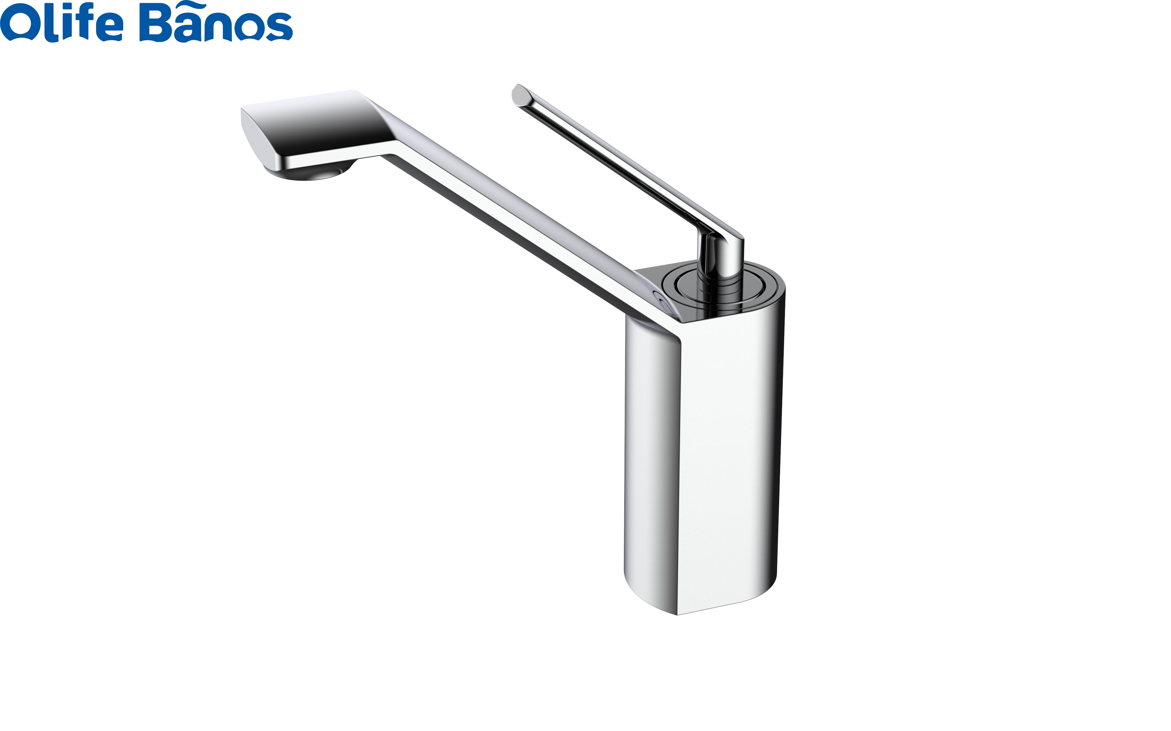 SUS304 stainless steel washbasin above counter basin faucet Button Handle single cold water  basin faucet details