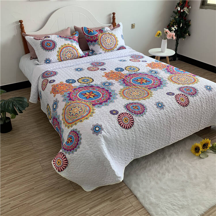 wholesale luxury korea handmade quilt home textile summer turkey washed bedspread patchwork quilt cotton comforter set details