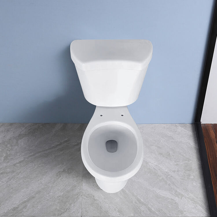 High quality floor mounted sanitary ware water closet two piece ceramic wc bathroom toilets for bathroom factory