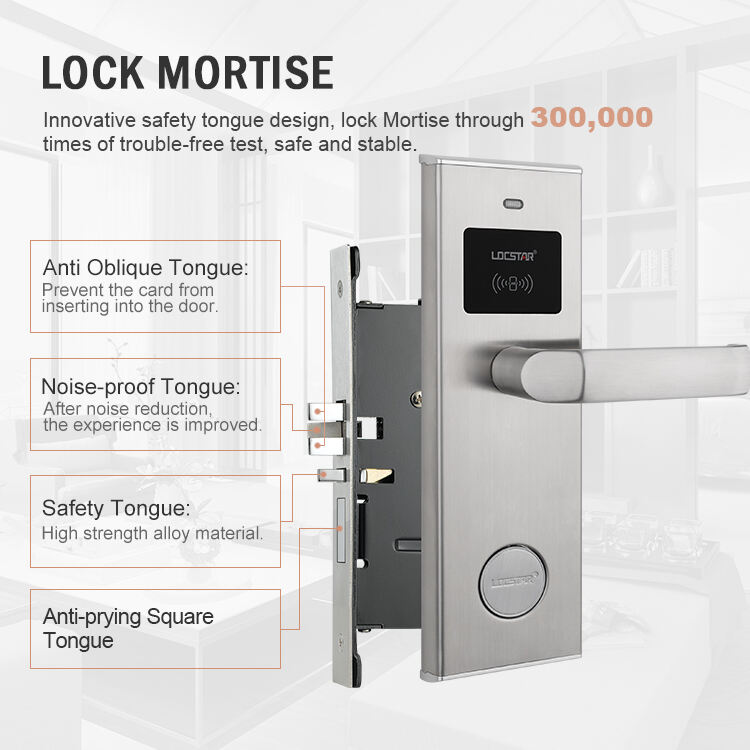 Locstar Security System Price For Traveler Hotel Door Lock manufacture