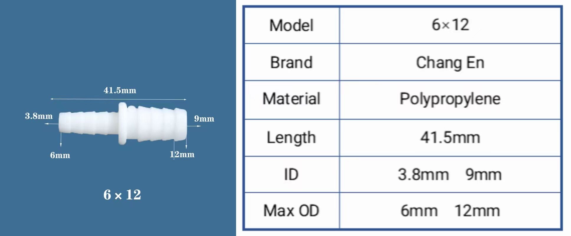 Chang En Medical grade direct access Hose connector Corrosion resistance and high temperature resistance factory