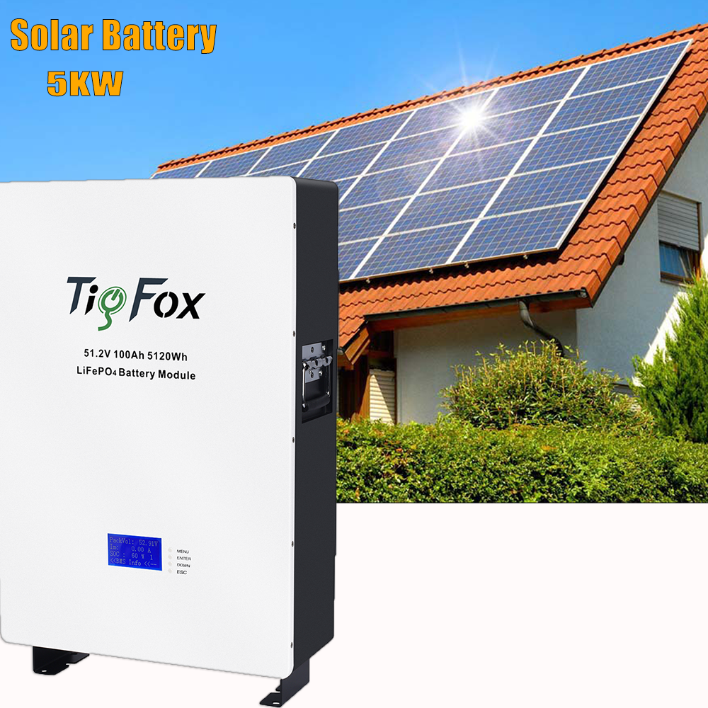 Tigfox solar inverter 3kw 48 volt lithium battery 5kw solar inverter batterie ion lithium 5kw 10kw lifepo4 battery energy details