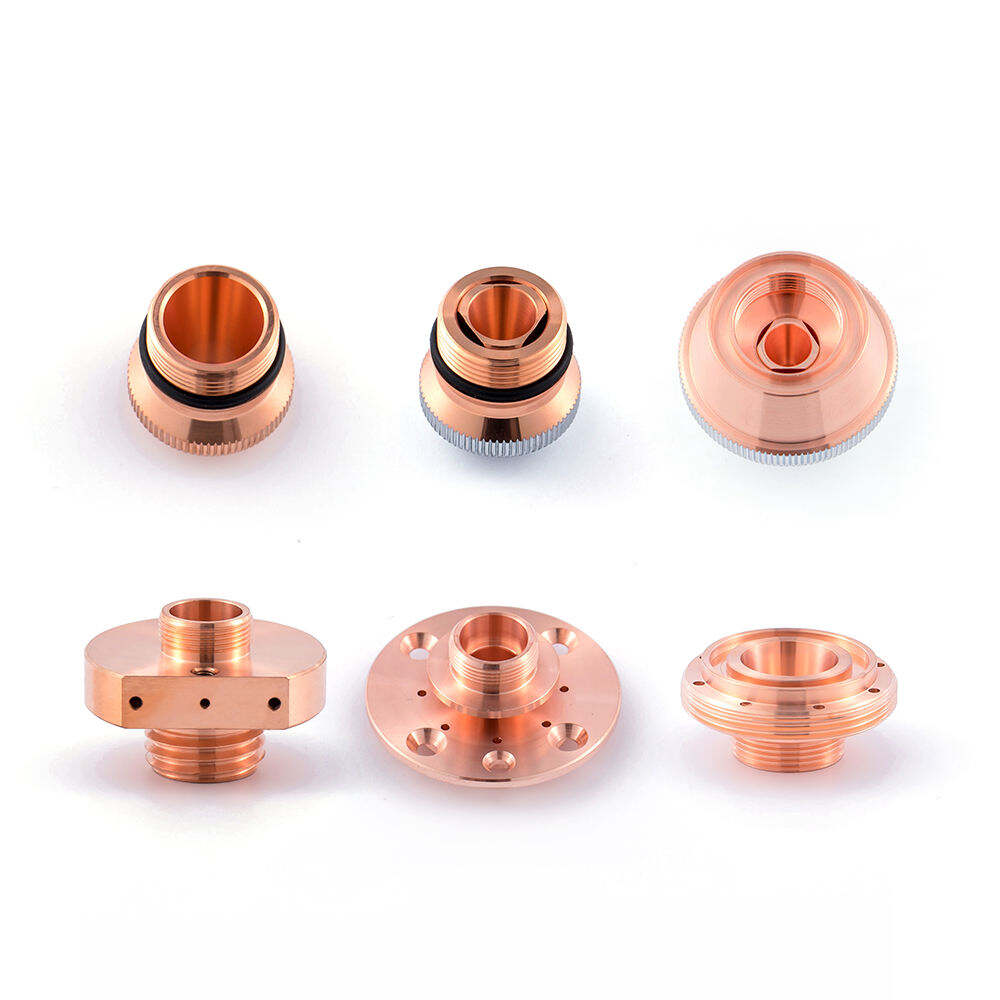 ZP DNE Series Laser Cutting Nozzle Chrome-Plated Single Double Layers Nozzle DNE Laser Cutting Nozzles supplier