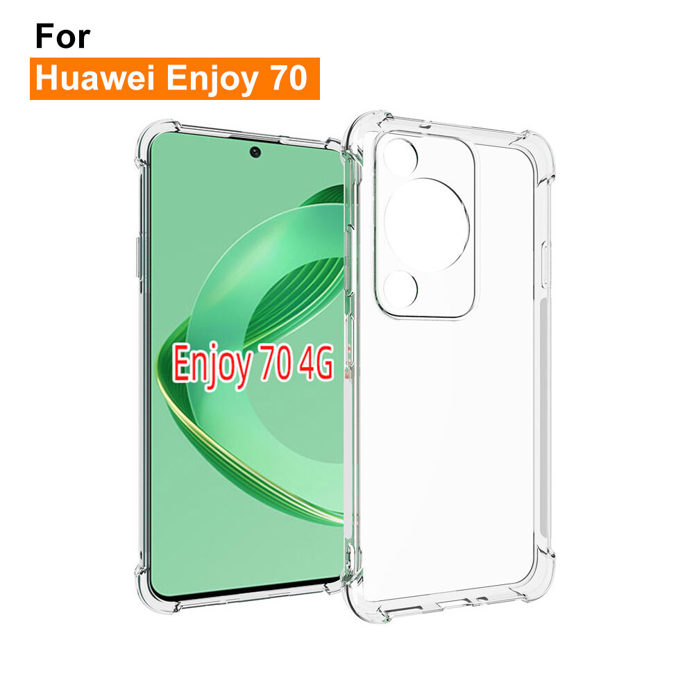 Clear Phone Case Transparent For Huawei Enjoy 70 4G Tpu Cases Customize Precision Hole Camera Lens Protection factory