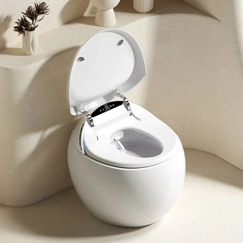 Olife Banos china colorful white s trap washdown japanese automatic operation round egg shape electronic smart toilet bowl