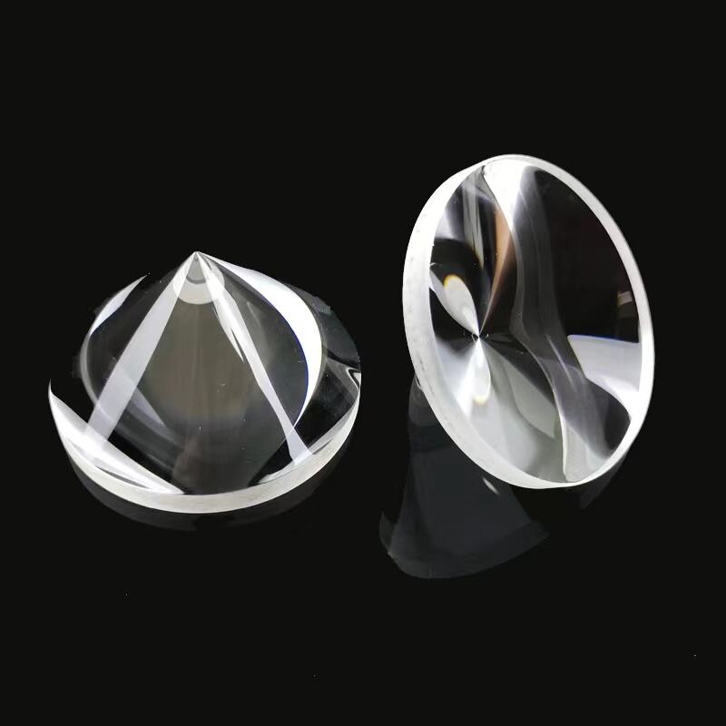 Dia 1 to 500mm Optical Glass bk7 Plano negative  axicon Convex mirror Cone Prism details