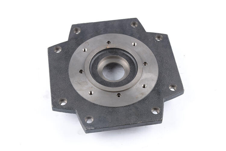 OEM Ductile Cast Iron Flange Grey Iron Casting Part CNC Machining GG20 GG25 GG30 Sand Casting Services GJL200 GJL250 end cover supplier