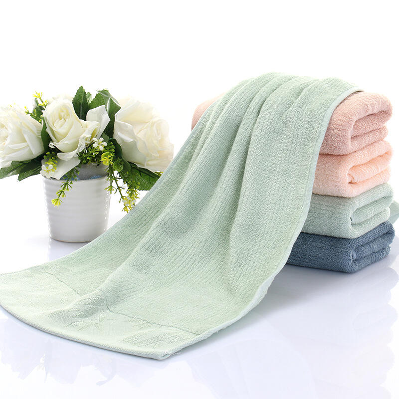 Wholesale organic bamboo towels or custom towels logo embroidery durable absorbent soft towels details