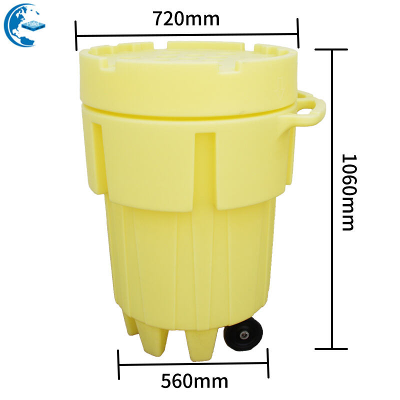 Factory hot sale 20 30 65 Gal Chemical Spill Containment and Control Kits with Wheeled Poly-Overpack Salvage Drum supplier