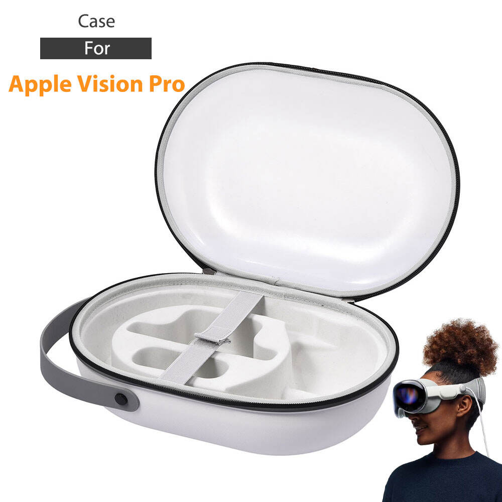 Caja de Caso Eva Bolsa Para Apple Vision Pro Vr Auriculares Funda de Banda Protectora Almacenamiento Espuma Llevar Portátil Tapas de Plástico de Colores