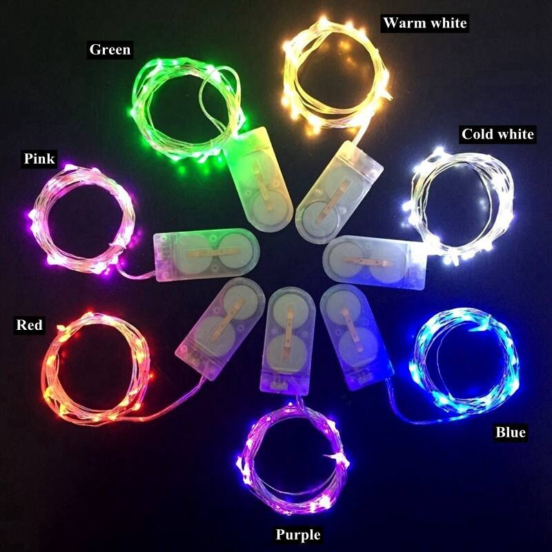 2m 20leds Colorful Diamond Wine Bottle LED Festive Atmosphere String Lights supplier