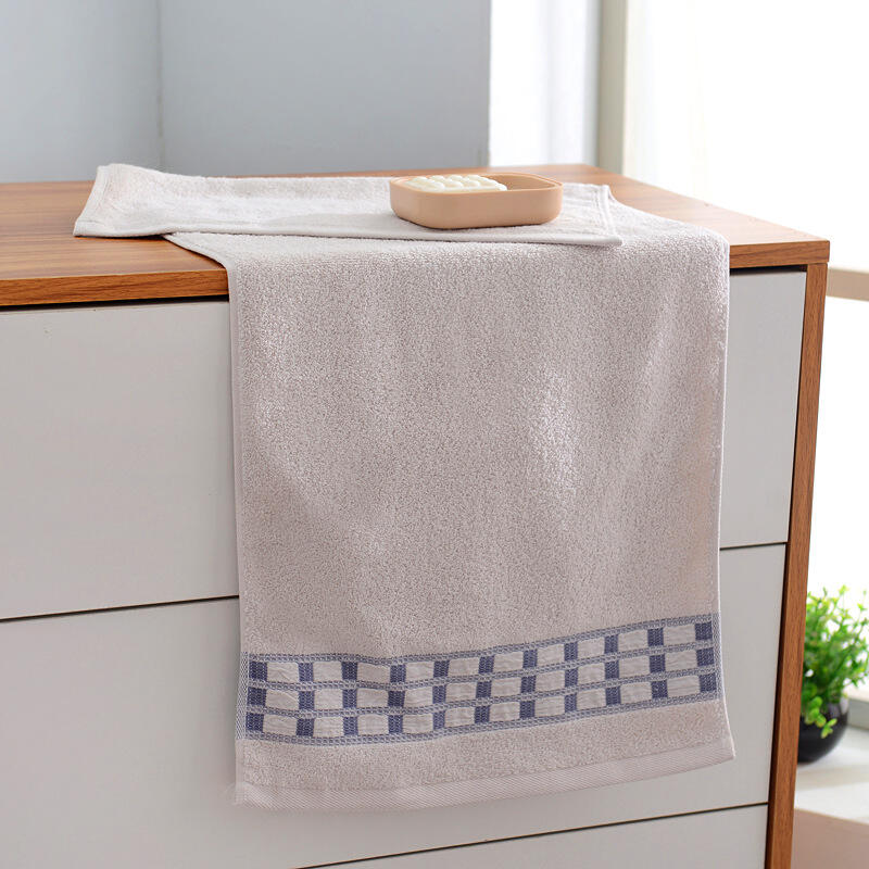 wholesale pure cotton plain pastoral style bath towel set custom logo towels factory