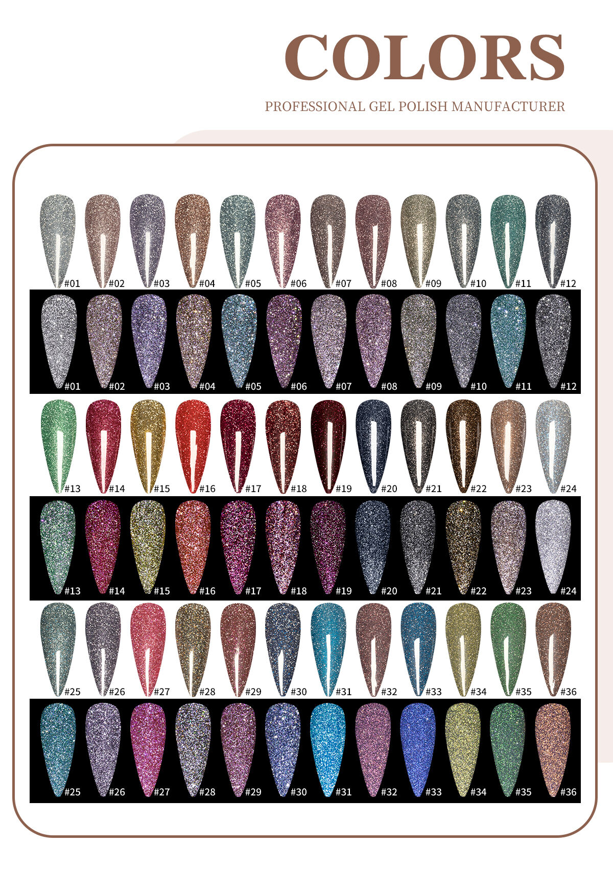 Private Label OEM Nail Supplier High quality Diamond reflective Rhinestone15ml Nail Polish Disco For Nail Art details